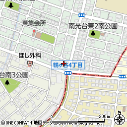 ミニストップ南光台東店周辺の地図