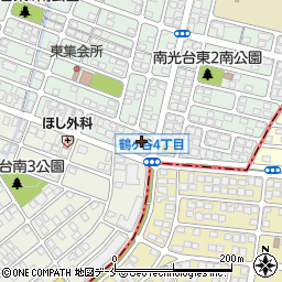 ミニストップ南光台東店周辺の地図
