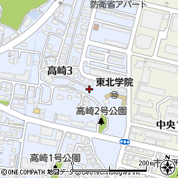 前沢2号公園周辺の地図
