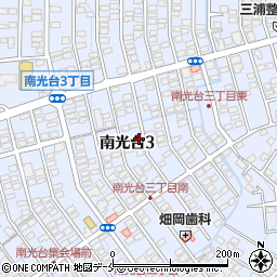 宮城県仙台市泉区南光台3丁目20周辺の地図