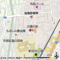 多賀城市　太陽の家周辺の地図