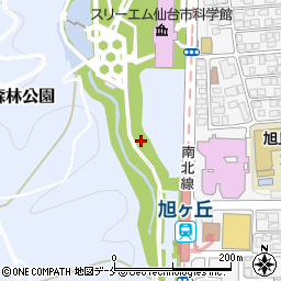台原森林公園トイレ７（旭ヶ丘駅北）周辺の地図