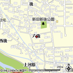 宮城県多賀城市新田六歳周辺の地図