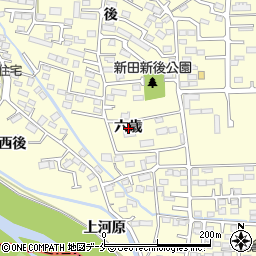 宮城県多賀城市新田（六歳）周辺の地図