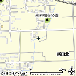 宮城県多賀城市新田北31周辺の地図