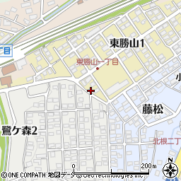 ファミール東勝山周辺の地図