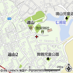遠山寺周辺の地図