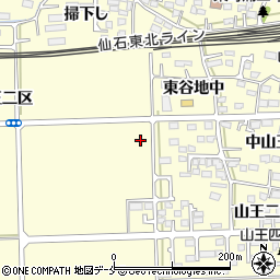 宮城県多賀城市山王周辺の地図