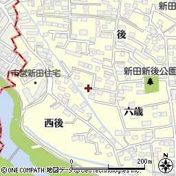 宮城県多賀城市新田六歳1-28周辺の地図