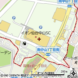 売るナビ　イオン仙台中山店周辺の地図