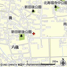 セブンイレブン多賀城新田店周辺の地図