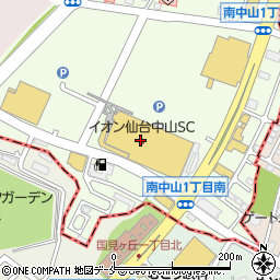 キーズカフェ イオン仙台中山店周辺の地図