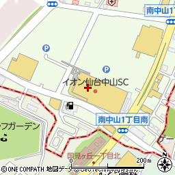 サーティワンアイスクリーム イオン仙台中山店周辺の地図