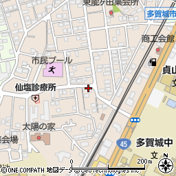 有限会社仙都通信工業多賀城営業所周辺の地図