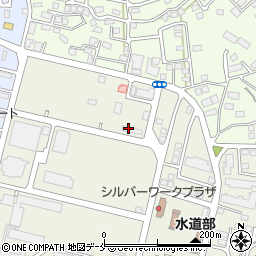 東北農政局中央宿舎周辺の地図
