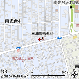 三浦整形外科医院周辺の地図