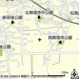 宮城県多賀城市山王南寿福寺周辺の地図