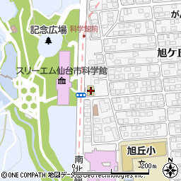 仙台市旭ケ丘保育所周辺の地図