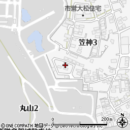 宮城県多賀城市笠神3丁目11周辺の地図