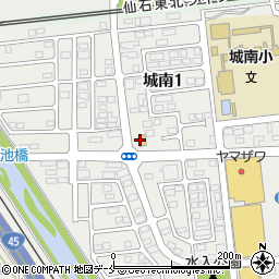 ミニストップ多賀城城南店周辺の地図