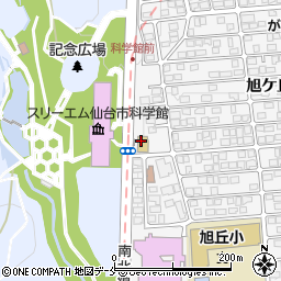 仙台市役所　子供未来局保育所旭ケ丘保育所周辺の地図