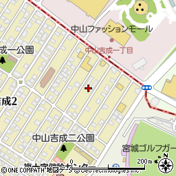 宮城県仙台市青葉区中山吉成1丁目4周辺の地図