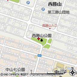 宮城県仙台市青葉区西勝山5周辺の地図