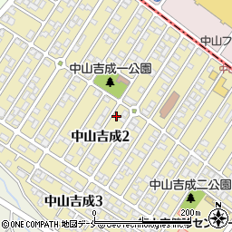 宮城県仙台市青葉区中山吉成周辺の地図