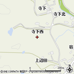 宮城県仙台市青葉区芋沢（寺下西）周辺の地図