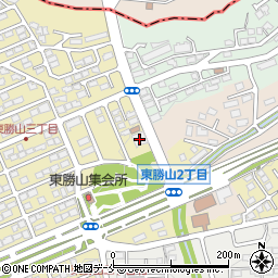 七十七銀行東勝山支店周辺の地図