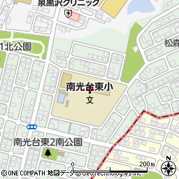 仙台市立南光台東小学校周辺の地図