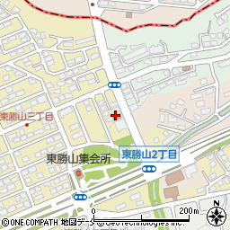 仙台東勝山郵便局 ＡＴＭ周辺の地図