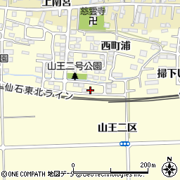 宮城県多賀城市山王三千刈6-29周辺の地図