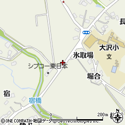 宮城県仙台市青葉区芋沢水門堀下周辺の地図