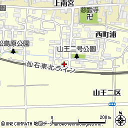 宮城県多賀城市山王三千刈6-13周辺の地図