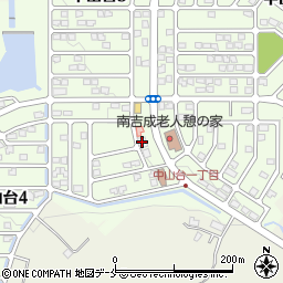 中山台接骨院周辺の地図