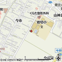仙台市　岩切児童館周辺の地図
