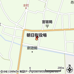 朝日町役場　健康福祉課・健康推進周辺の地図