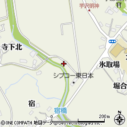 宮城県仙台市青葉区芋沢（水門南）周辺の地図