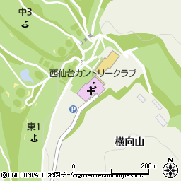 西仙台カントリークラブ周辺の地図