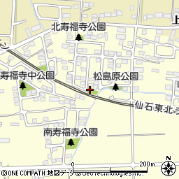 北寿福寺３号公園周辺の地図