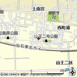 宮城県多賀城市山王（西町浦）周辺の地図