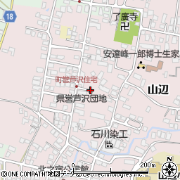 芦沢公民館周辺の地図