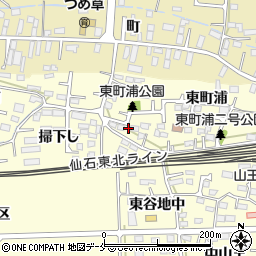 宮城県多賀城市山王東町浦21周辺の地図