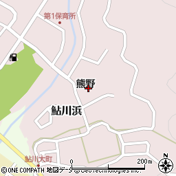 宮城県石巻市鮎川浜熊野14周辺の地図
