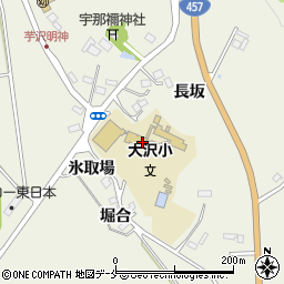 仙台市立大沢小学校周辺の地図