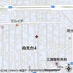 宮城県仙台市泉区南光台4丁目22周辺の地図