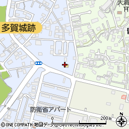 ミニストップ多賀城高崎店周辺の地図