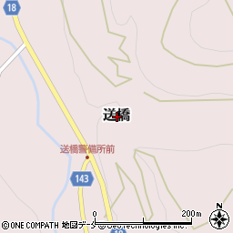 〒990-1422 山形県西村山郡朝日町送橋の地図