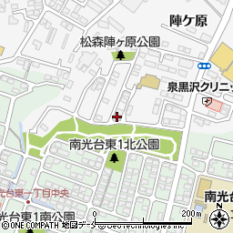 南光台ハイツ周辺の地図